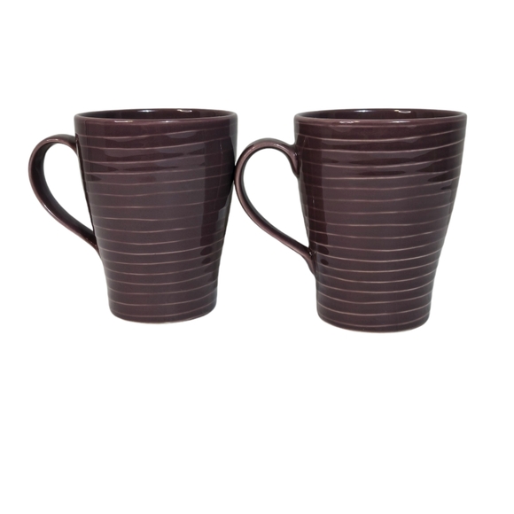 Starbucks 2009 Eggplant Ribbed Mug Set - Design House Stockholm Collection - Picture 6 of 7